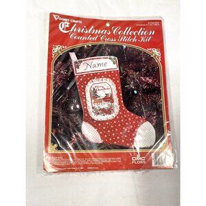 vogart crafts counted cross stitch stocking kit sleigh ride 2981 b